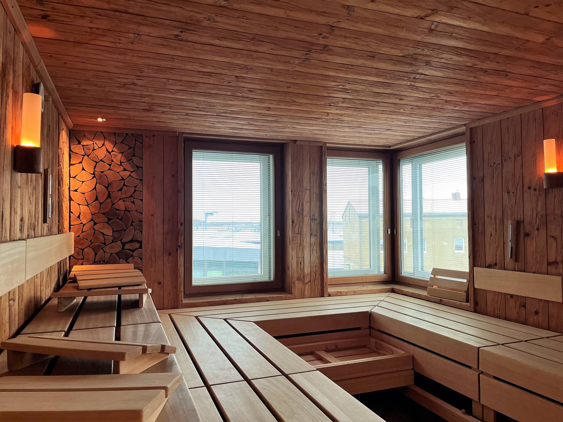 Finnische Sauna mit Ausblick
