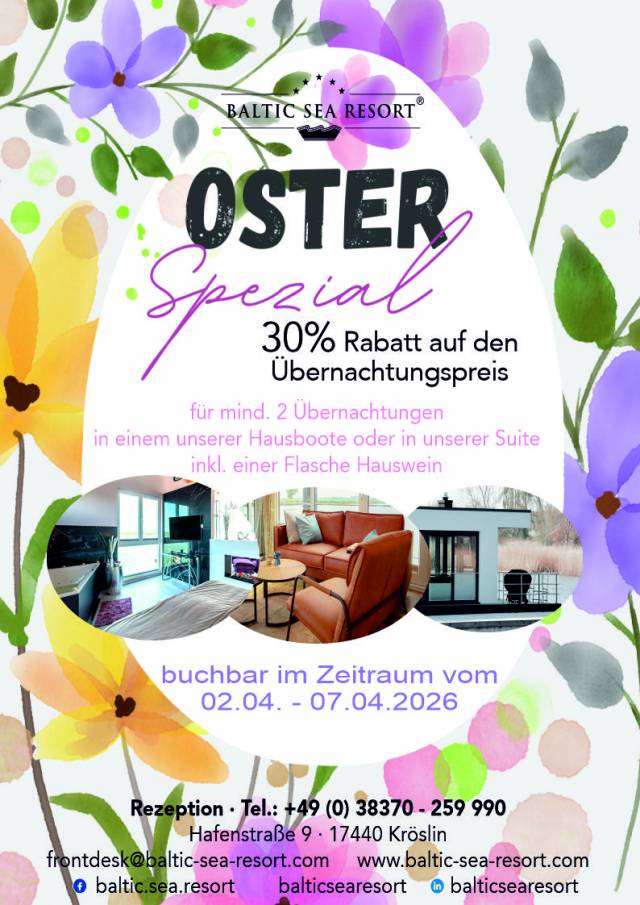 Jetzt *Vorteile* sichern - BALTIC SEA RESORT®