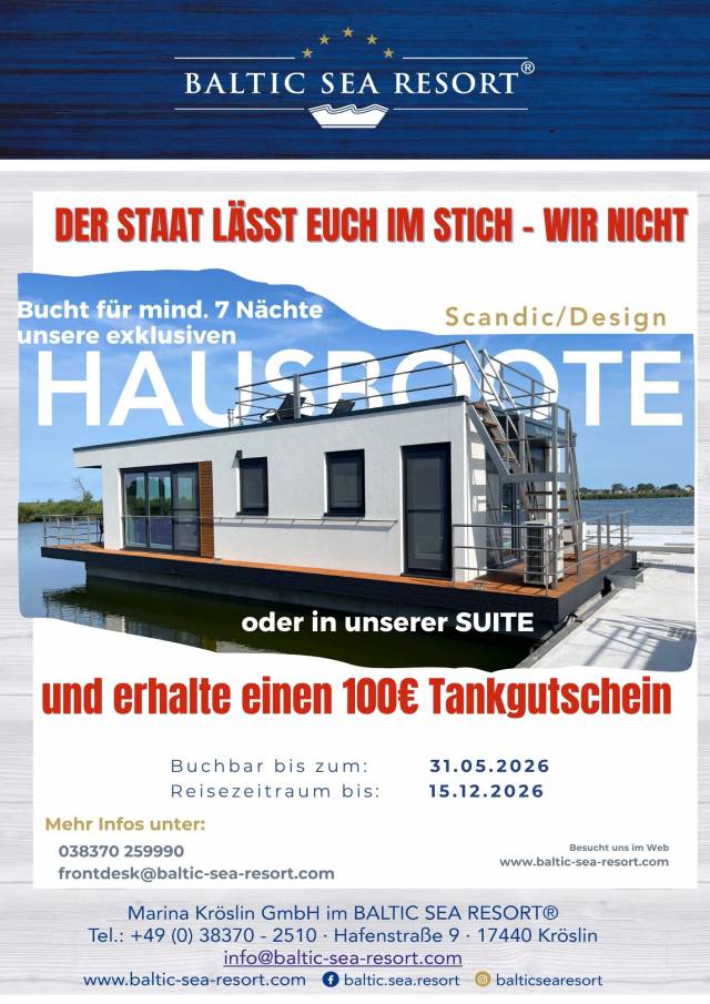 Tankgutschein sichern - BALTIC SEA RESORT®