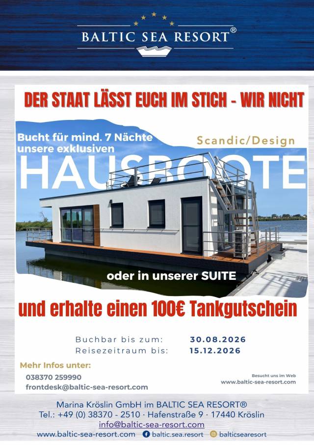 Tankgutschein sichern - BALTIC SEA RESORT®