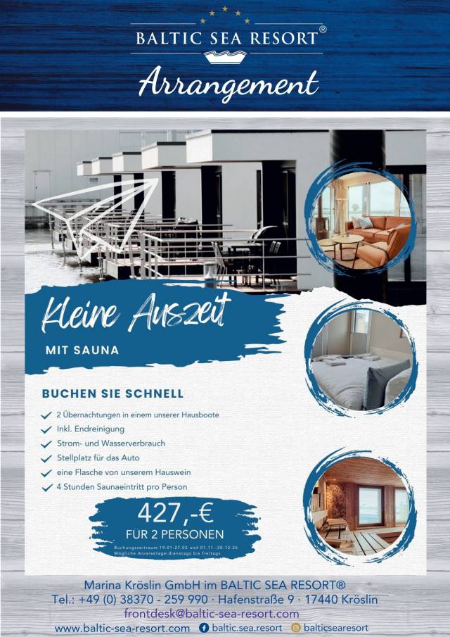Auszeit am Wasser - BALTIC SEA RESORT®
