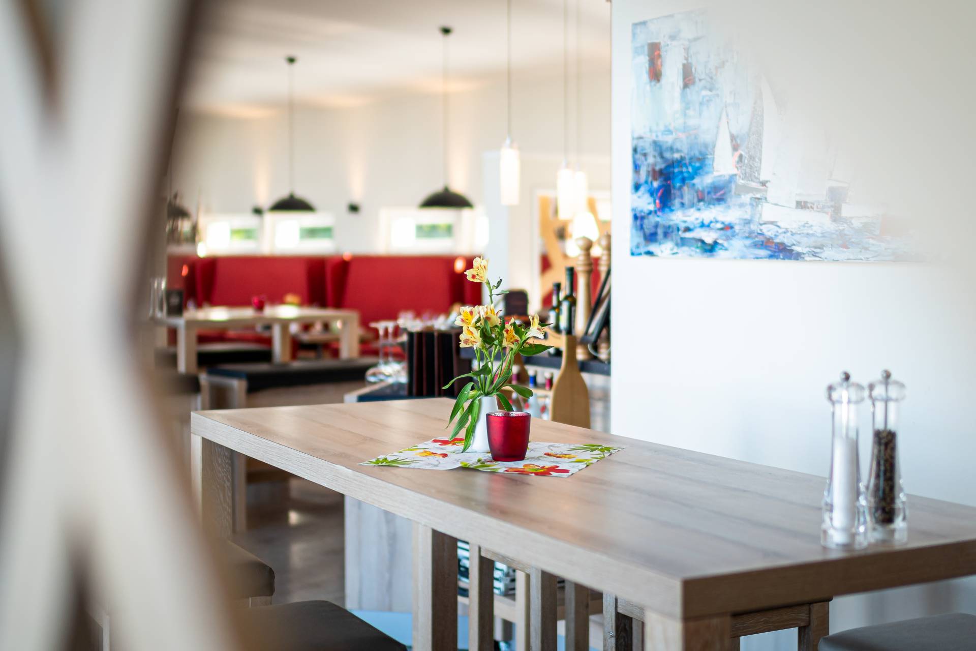 Innenansicht Restaurant Steghouse in Kröslin