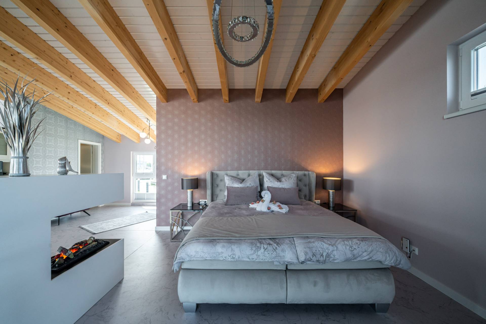 Innenansicht Suite der Floating Houses im Baltic Sea Resort