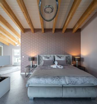 Innenansicht Suite der Floating Houses im Baltic Sea Resort