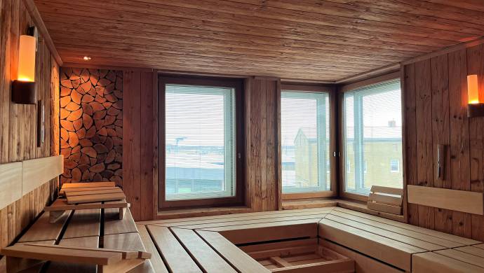 Finnische Sauna mit Ausblick