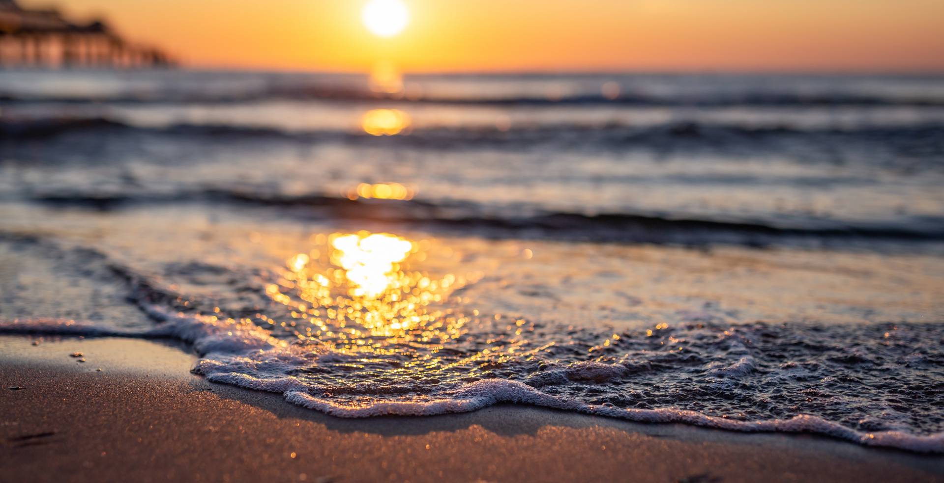 Sonnenuntergang am Strand